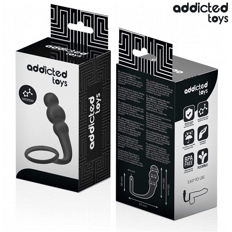 ADDICTED TOYS - ΠΡΩΚΤΙΚΟ ΣΥΣΚΕΥΑΣΜΑ ΜΕ ΔΑΚΤΥΛΙΔΙ ΣΙΛΙΚΟΝΗΣ ΜΟΝΤΕΛΟ 1