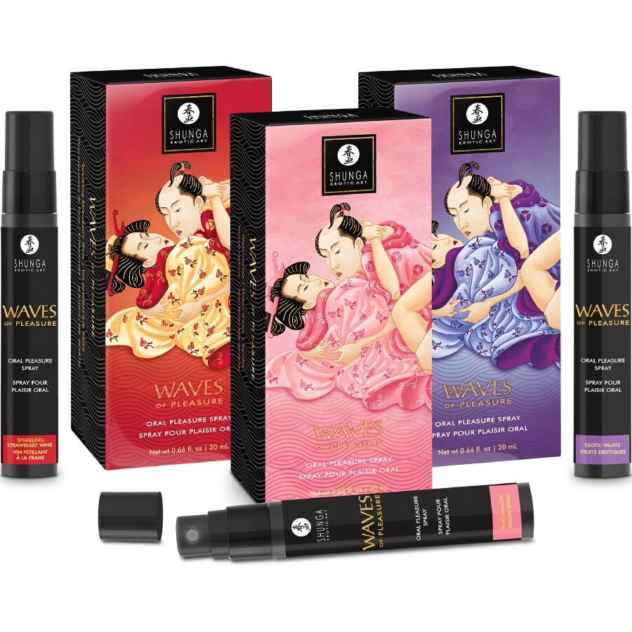 SHUNGA - WAVES PLEASURE SPRAY ΣΤΟΜΑΤΙΚΟ ΣΕΞΟΥΑΛΙΚΟ ΦΡΑΟΥΛΑ 20 ML