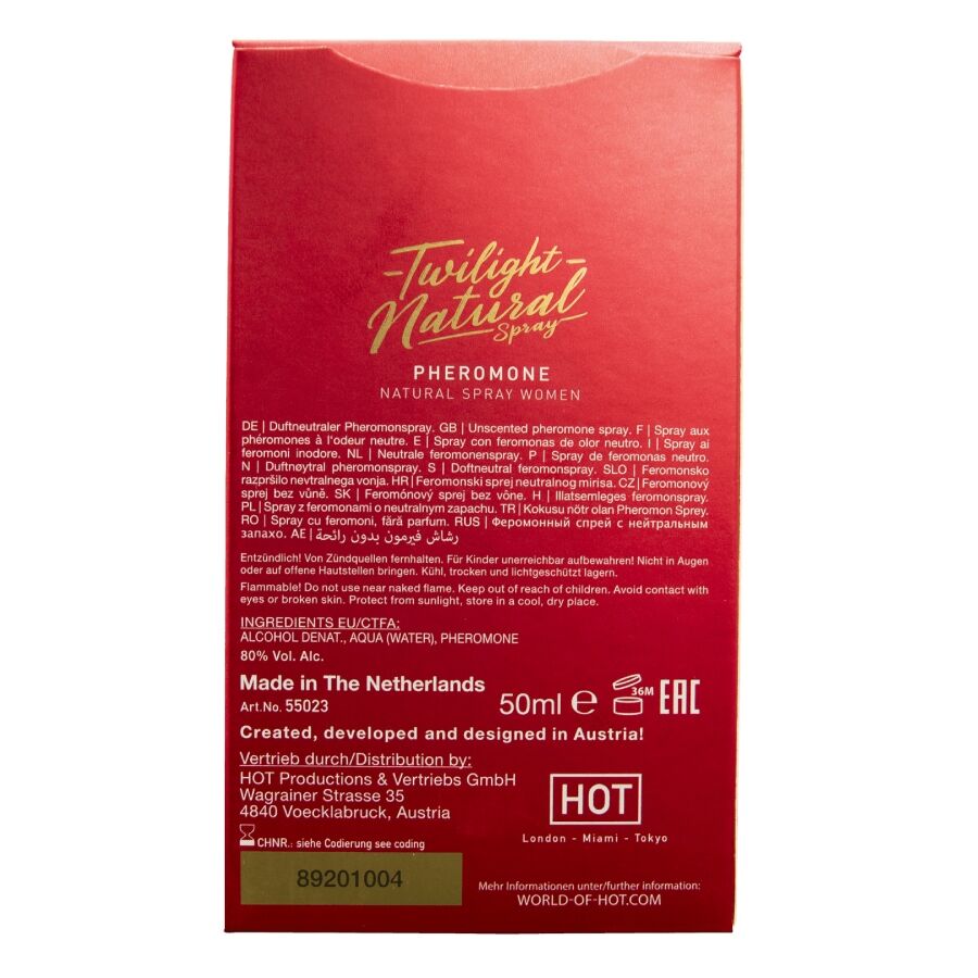 HOT - TWILIGHT PHEROMONE NATURAL WOMEN 50 ML