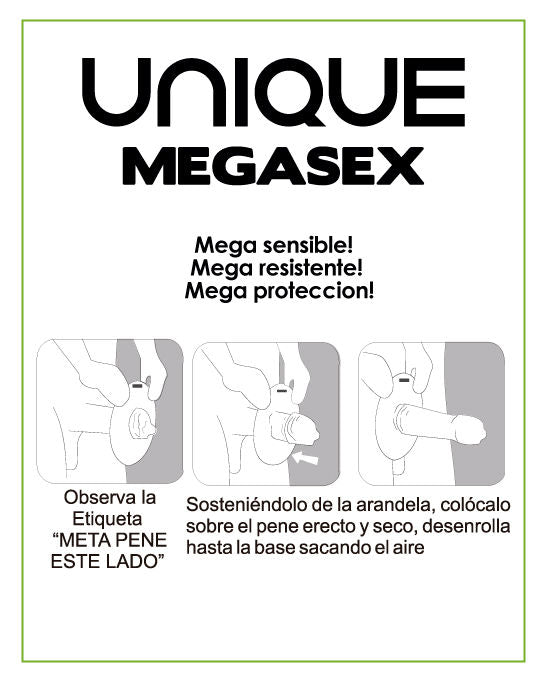 UNIQ - MEGASEX ΠΡΟΦΥΛΑΚΤΙΚΑ ΓΙΑ ΕΥΑΙΣΘΗΤΕΣ ΠΕΡΙΠΤΩΣΕΙΣ ΧΩΡΙΣ ΛΑΤΕΞ 3 ΤΕΜΑΧΙΑ