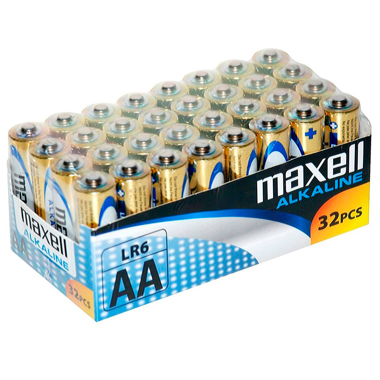 MAXELL - ΜΠΑΤΑΡΙΑ ΑΛΚΑΛΙΝΗΣ AA LR6*32 UDS