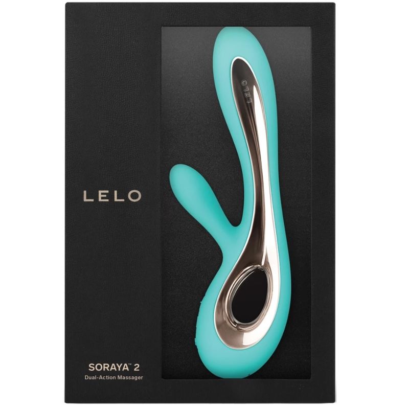 Δονητής LELO SORAYA 2 RABBIT AQUA GREEN