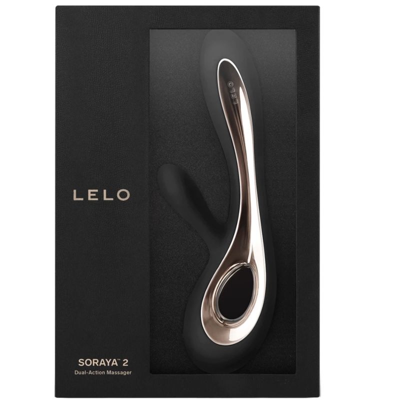 LELO - SORAYA 2 ΜΑΥΡΟΣ ΔΟΝΗΤΗΣ ΚΟΥΝΕΛΙΟΥ
