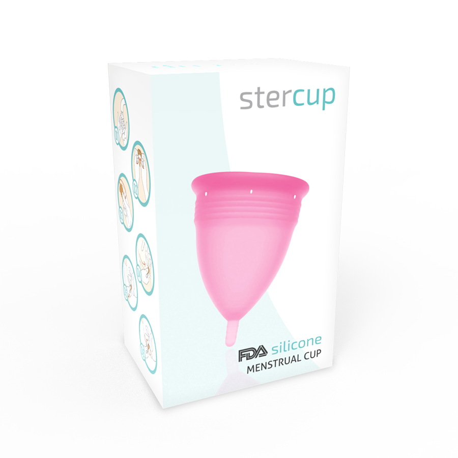 STERCUP - ΚΥΠΕΛΛΟ ΕΜΜΗΝΟΣ ΣΙΛΙΚΟΝΗΣ FDA ΡΟΖ - ΜΕΓΕΘΟΣ L