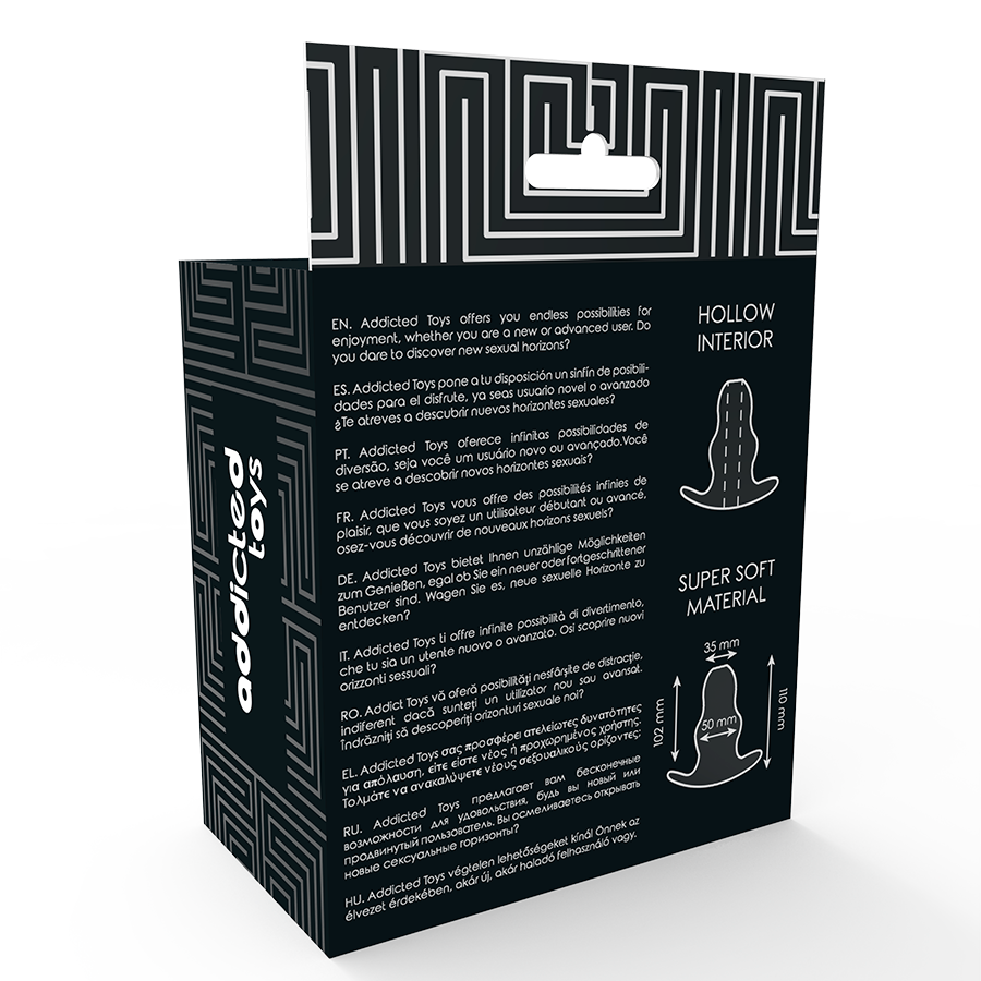 ADDICTED TOYS - ΜΕΣΑΙΟΣ ΠΡΩΚΤΙΚΟΣ ΔΙΑΚΟΠΤΗΣ 11 CM - ΔΙΑΦΑΝΟΣ