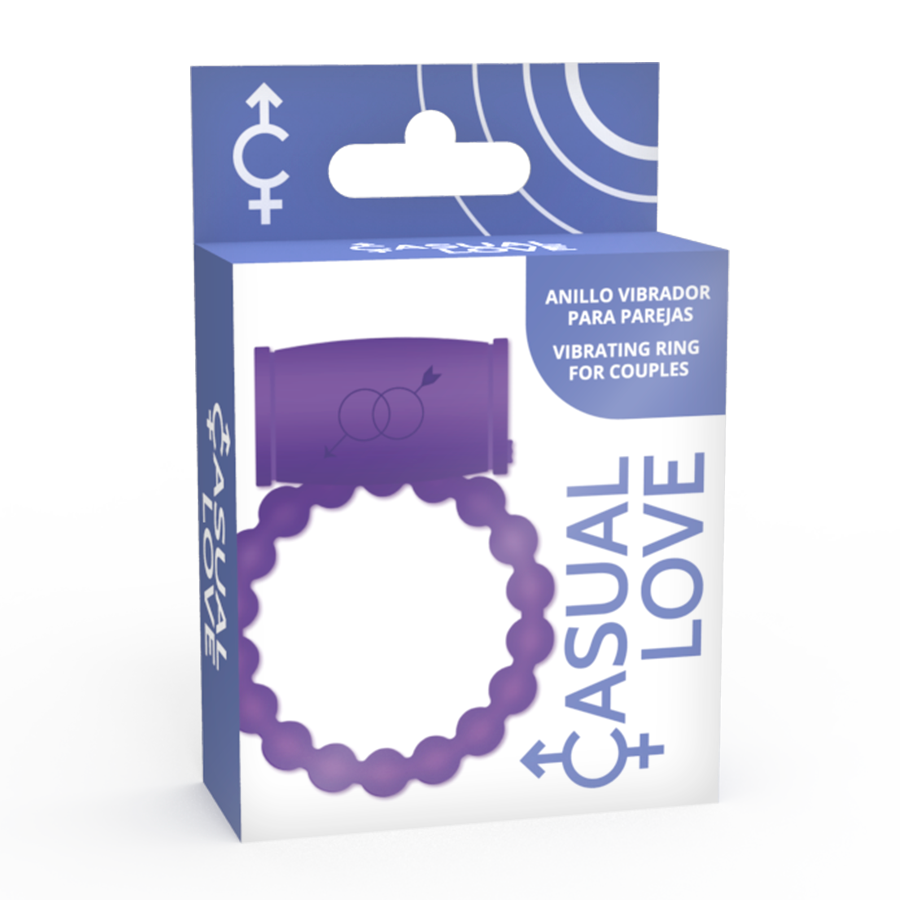 CASUAL LOVE - ΔΑΧΤΥΛΙΔΙ ΔΟΝΗΤΗ 25 ΖΕΥΓΑΡΙΩΝ VIOLET