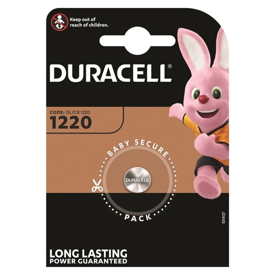 DURACELL - ΜΠΑΤΑΡΙΑ ΛΙΘΙΟΥ CR1220 3V 1 ΜΟΝΑΔΑ