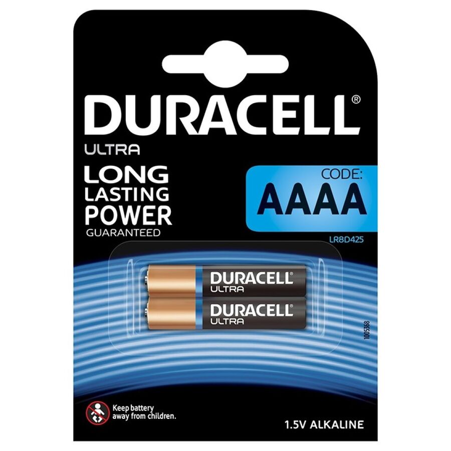 DURACELL - ΜΠΑΤΑΡΙΑ ΑΛΚΑΛΙΝΑΣ ULTRA POWER AAAA MX2500 1,5V 2 ΤΕΜΑΧΙΩΝ