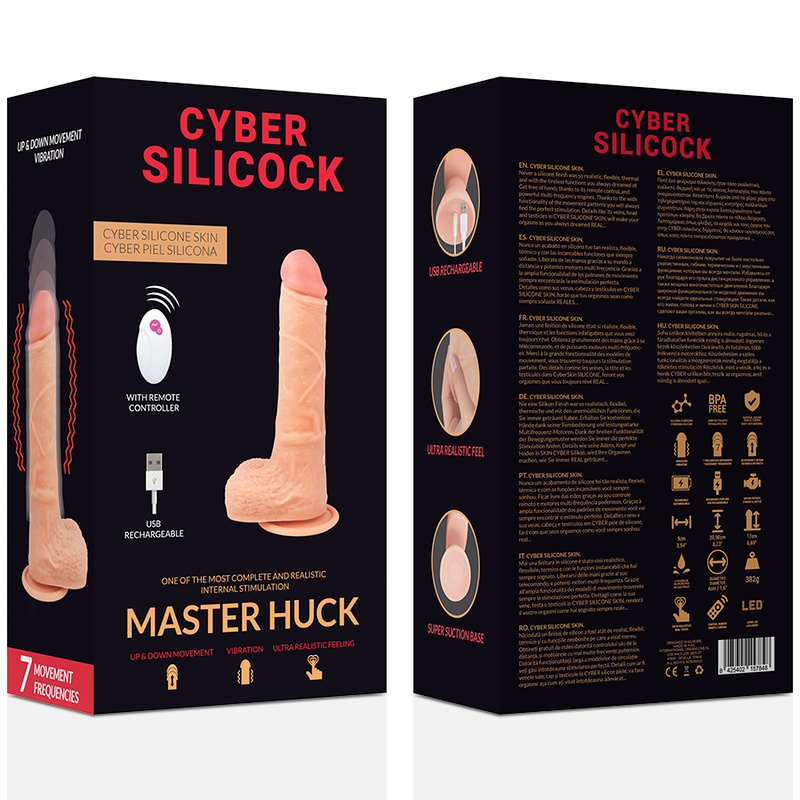 CYBER SILICOCK - ΤΗΛΕΧΕΙΡΙΣΤΗΡΙΟ ΡΕΑΛΙΣΤΙΚΟ MASTER HUCK 20,9 CM -O- 4 CM