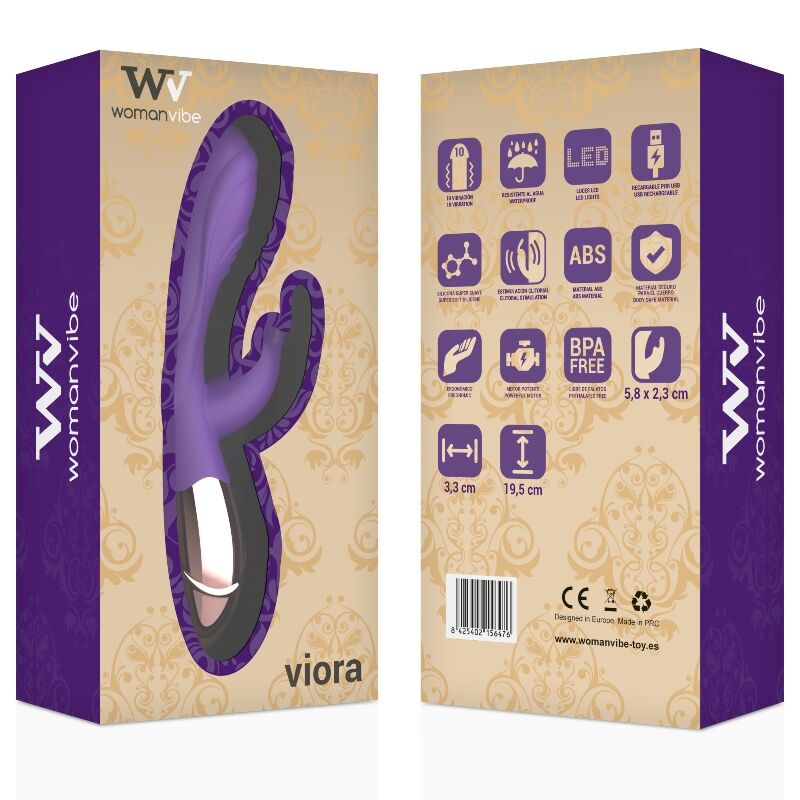 WOMANVIBE - Επαναφορτιζόμενη Σιλικόνη Viora