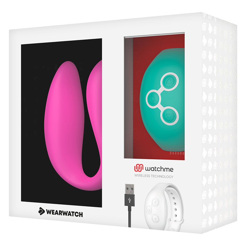 WEARWATCH - ΔΟΝΗΤΗΣ WATCHME ΔΙΠΛΗΣ ΤΕΧΝΟΛΟΓΙΑΣ ΦΟΥΞΙΑ / ΘΑΛΑΣΣΙΝΟ ΝΕΡΟ