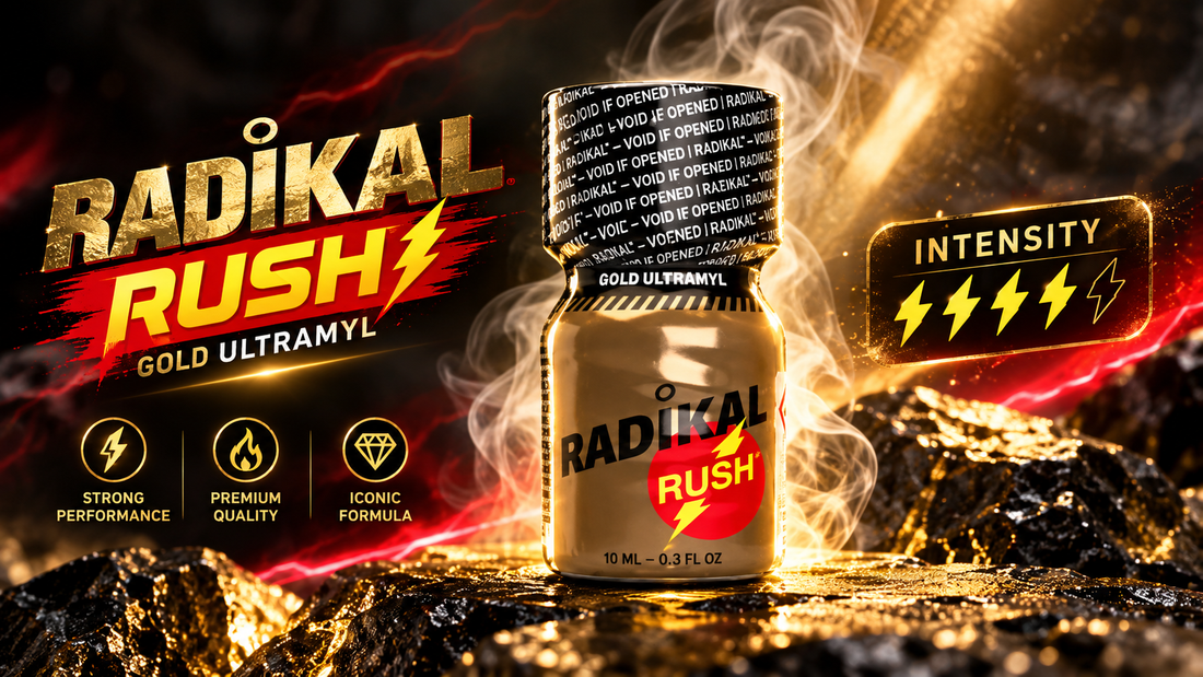 RADIKAL RUSH Gold Ultramyl 10ml – High-Intensity Poppers