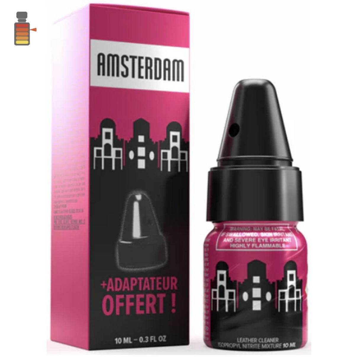 Amsterdam 10ml With Adapter – Isopropyl Nitrite Blend
