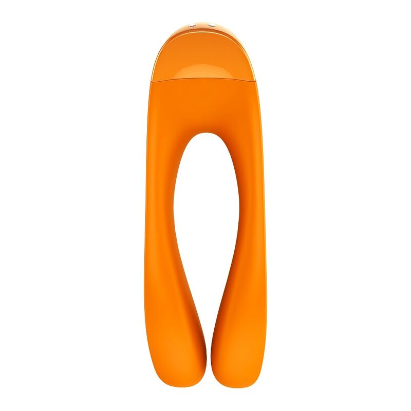 SATISFYER - ΔΟΝΗΤΗΣ ΔΑΧΤΥΛΩΝ CANDY CANE ΠΟΡΤΟΚΑΛΙ