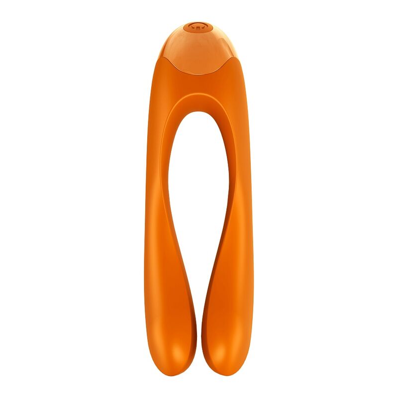 SATISFYER - ΔΟΝΗΤΗΣ ΔΑΧΤΥΛΩΝ CANDY CANE ΠΟΡΤΟΚΑΛΙ