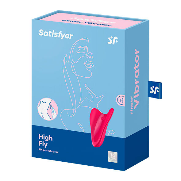 SATISFYER - ΔΟΝΗΤΗΣ HIGH FLY FINGER ΦΟΥΞΙΑ