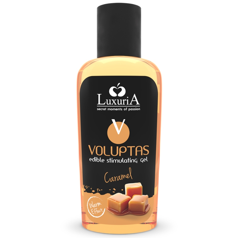 INTIMATELINE LUXURIA - VOLUPTAS ΒΡΩΣΙΜΟ ΤΖΕΛ ΜΑΣΑΖ ΜΕ ΘΕΡΜΑΝΤΙΚΗ ΑΠΟΤΕΛΕΣΜΑΤΙΚΗ ΔΡΑΣΗ - ΚΑΡΑΜΕΛΑ 100 ML