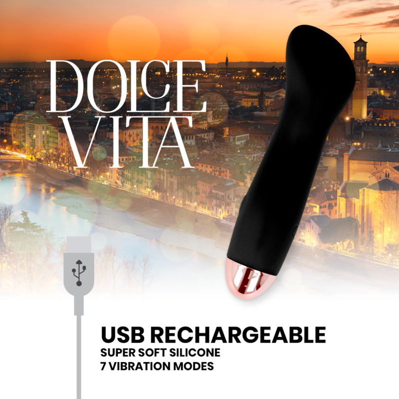DOLCE VITA - ΕΠΑΝΑΦΟΡΤΙΖΟΜΕΝΟΣ ΔΟΝΗΤΗΣ ΜΑΥΡΟΣ 7 ΤΑΧΥΤΗΤΩΝ