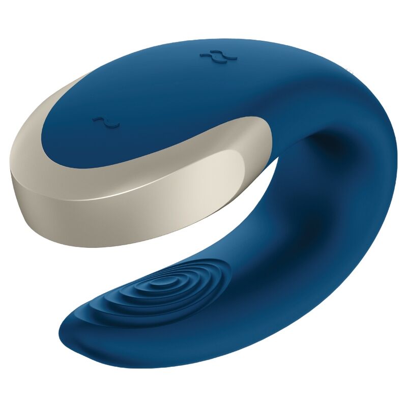 Δονητής SATISFYER - DOUBLE LOVE LUXURY PARTNER ΜΠΛΕ