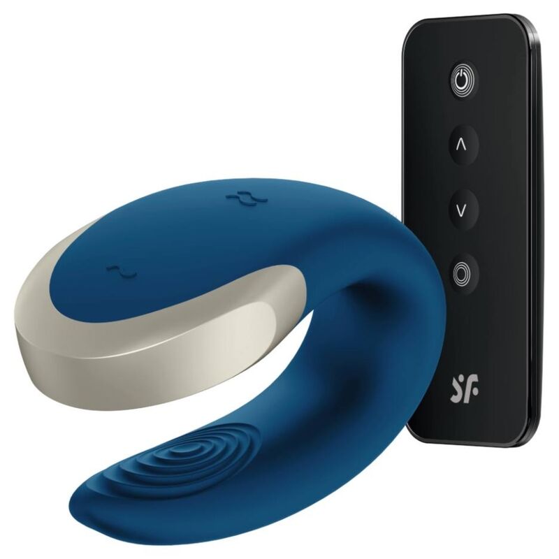 Δονητής SATISFYER - DOUBLE LOVE LUXURY PARTNER ΜΠΛΕ