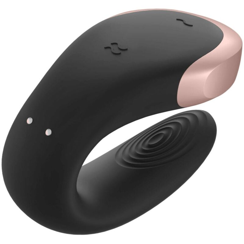 Δονητής SATISFYER - DOUBLE LOVE LUXURY PARTNER ΜΑΥΡΟΣ