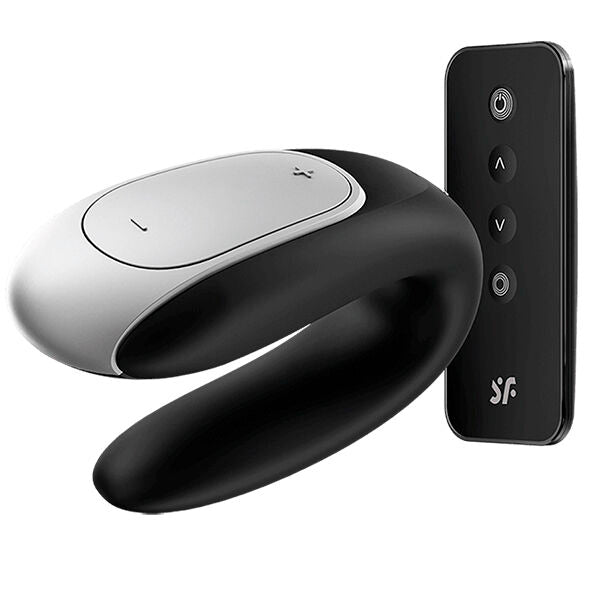 Δονητής SATISFYER - DOUBLE FUN PARTNER ΜΑΥΡΟΣ