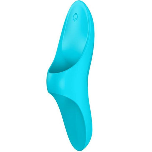 SATISFYER - ΔΟΝΗΤΗΣ ΔΑΧΤΥΛΩΝ TEASER ΜΠΛΕ ΦΩΣ