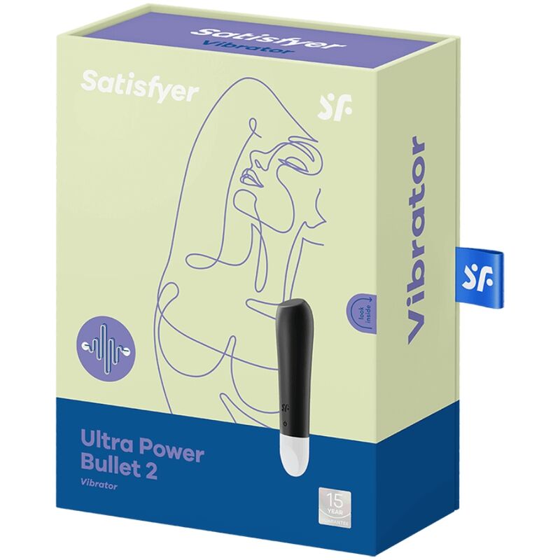 SATISFYER - ULTRA POWER BULLET 2 ΜΑΥΡΟ