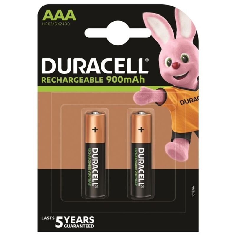 DURACELL - ΕΠΑΝΑΦΟΡΤΙΖΟΜΕΝΗ ΜΠΑΤΑΡΙΑ HR03 AAA 900mAh 2 ΤΕΜΑΧΙΩΝ