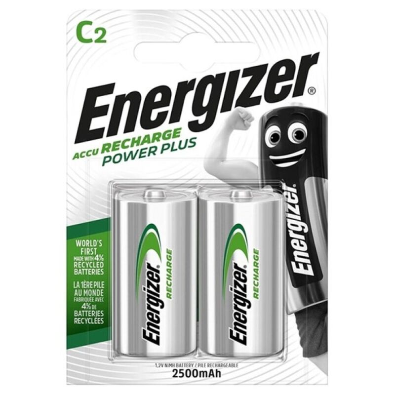 ENERGIZER - POWER PLUS ΕΠΑΝΑΦΟΡΤΙΖΟΜΕΝΗ ΜΠΑΤΑΡΙΑ HR14 C 2500mAh 2 ΤΕΜΑΧΙΩΝ