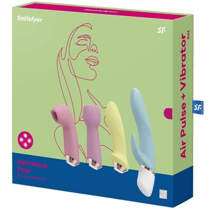 SATISFYER - ΣΕΤ ΔΟΝΗΤΗ MARVELOUS FOUR & AIR PULSE