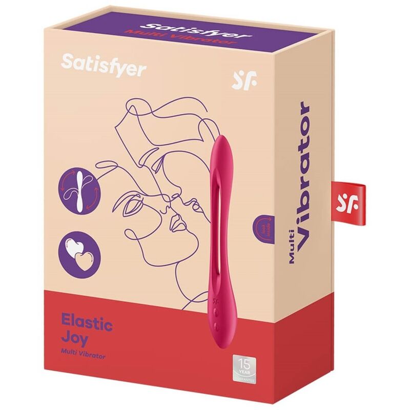 SATISFYER - ΠΟΛΥΔΟΝΗΤΗΣ ELASTIC JOY ΚΟΚΚΙΝΟΣ
