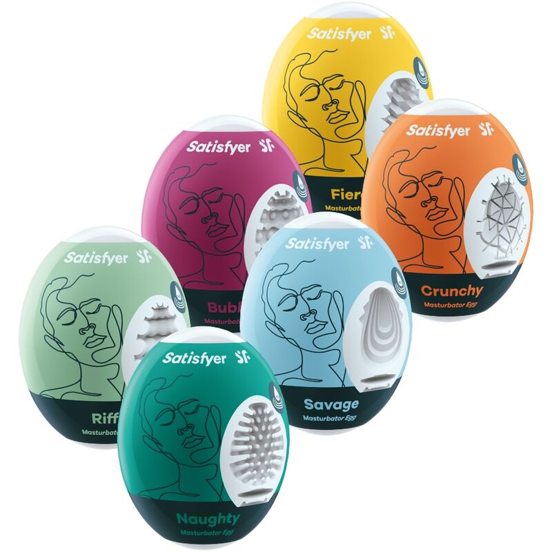 SATISFYER - ΑΥΓΑ ΑΥΝΑΙΣΘΗΤΗΡΑ ΣΕΤ 6 ΤΕΜΑΧΙΩΝ