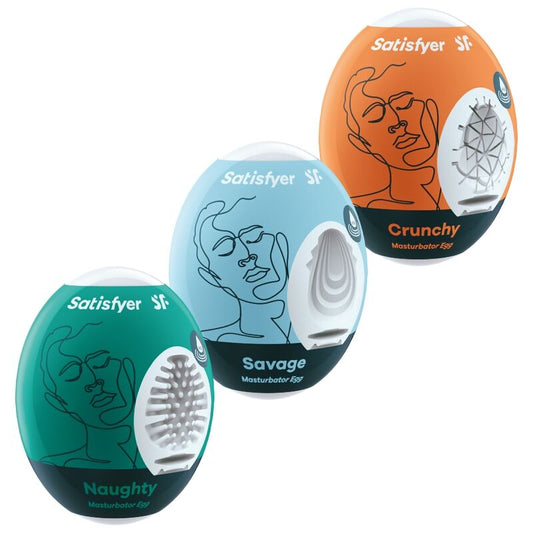 SATISFYER - 3 ΑΥΓΑ ΑΥΓΟΥ ΑΥΝΑΙΣΘΗΤΗΡΑ ΑΣΤΑΚΑ, ΑΓΡΙΑ & ΚΡΟΥΣΤΑ