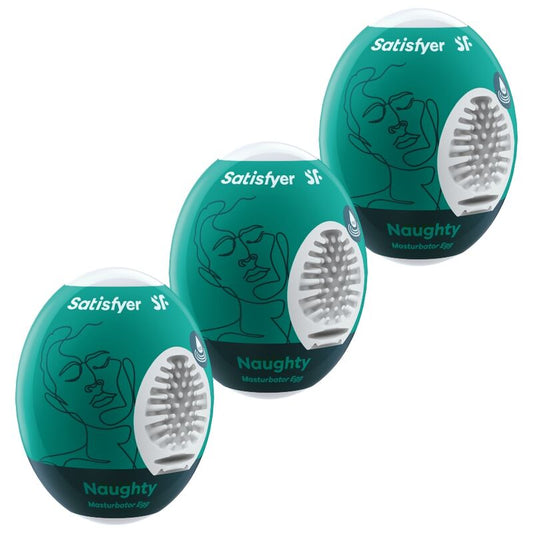 SATISFYER - 3 ΑΥΓΑ ΑΥΓΟΥ ΑΥΝΑΙΣΘΗΤΗ NAUGHTY