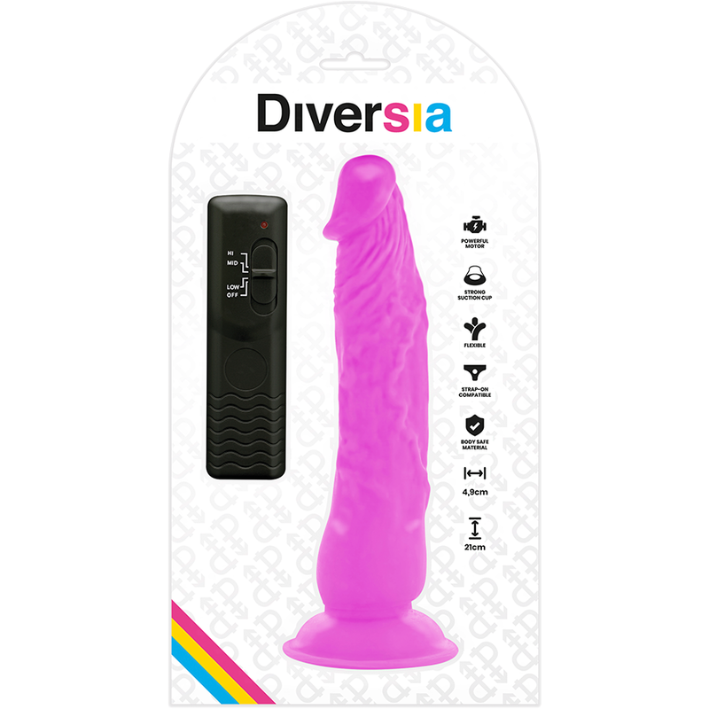 DIVERSIA - ΕΥΚΑΜΠΤΟ ΔΟΝΗΤΙΚΟ ΟΜΟΙΩΜΑ ΜΩΒ 21 CM -O- 4.9 CM