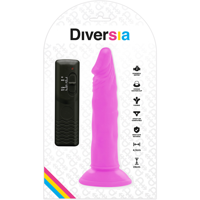 DIVERSIA - ΕΥΚΑΜΠΤΟ ΔΟΝΗΤΙΚΟ ΟΜΟΙΩΜΑ ΜΩΒ 23 CM -O- 4.3 CM