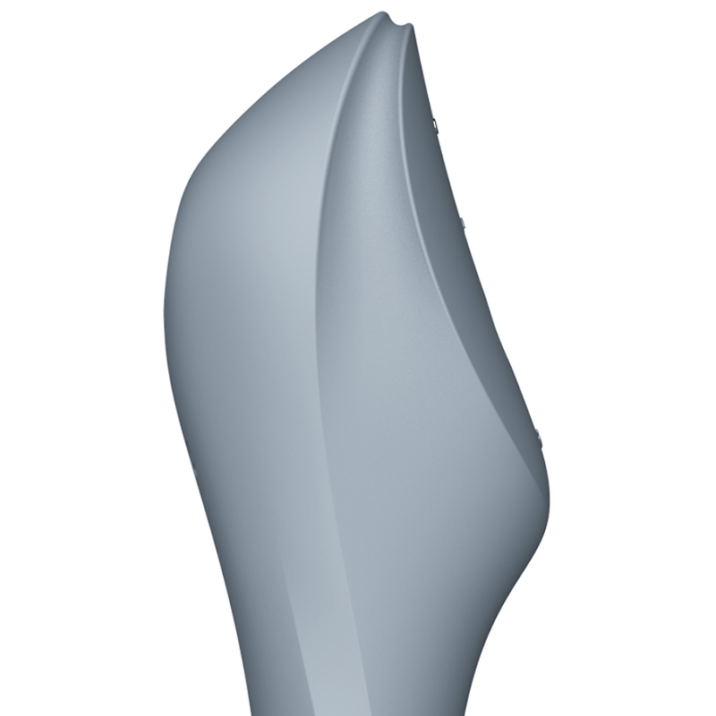 ΔΟΝΗΤΗΣ SATISFYER - CURVY TRINITY 3 AIR PULSE ΓΚΡΙ