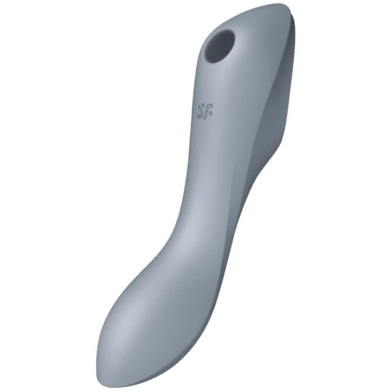 ΔΟΝΗΤΗΣ SATISFYER - CURVY TRINITY 3 AIR PULSE ΓΚΡΙ