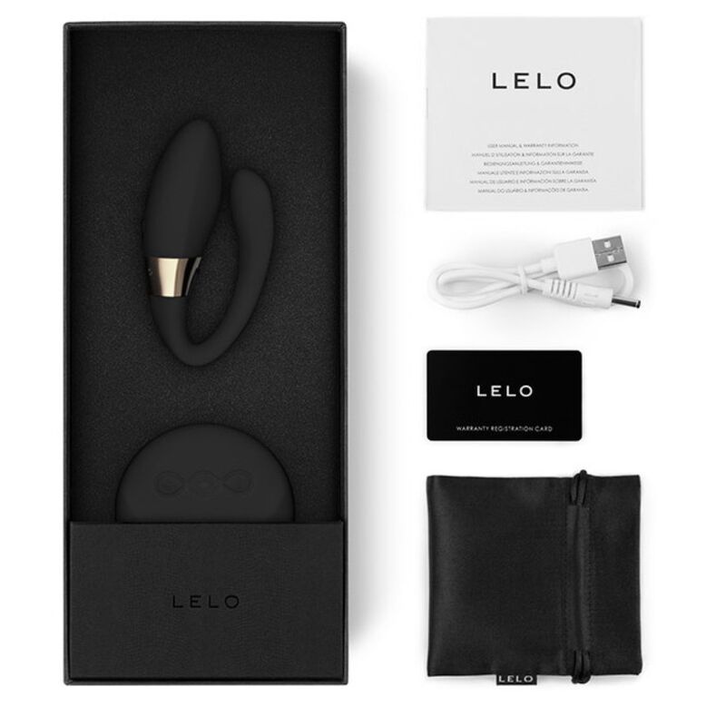 LELO - TIANI DUO ΜΑΥΡΟ ΜΑΣΑΖ ΓΙΑ ΖΕΥΓΑΡΙΑ