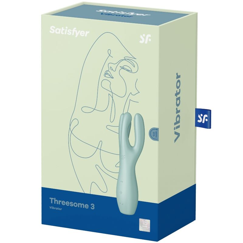 SATISFYER - THRESOME 3 ΔΟΝΗΤΗΣ ΜΙΝΤ