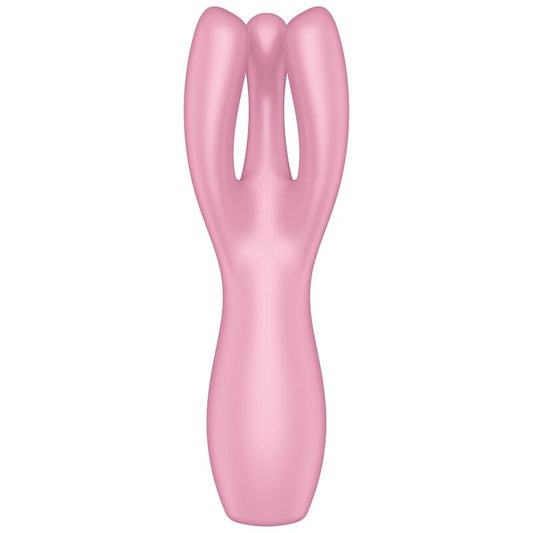 ΔΟΝΗΤΗΣ SATISFYER - THRESOME 3 ΡΟΖ