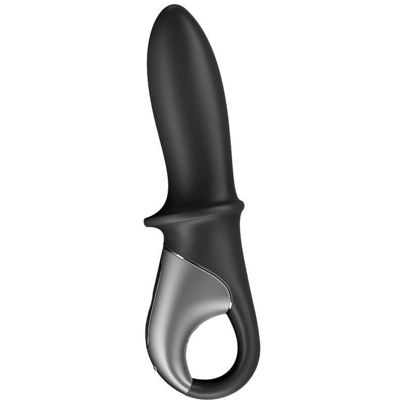 SATISFYER - HOT PASSION ΠΡΩΚΤΙΚΟΣ ΔΟΝΗΤΗΣ ΕΦΑΡΜΟΓΗΣ ΜΑΥΡΟΣ