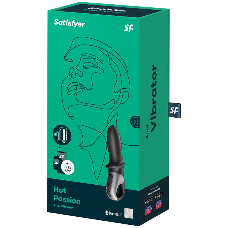 SATISFYER - HOT PASSION ΠΡΩΚΤΙΚΟΣ ΔΟΝΗΤΗΣ ΕΦΑΡΜΟΓΗΣ ΜΑΥΡΟΣ