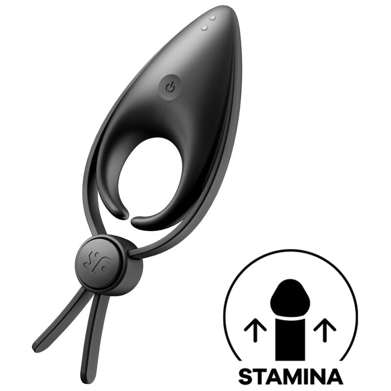 Δονητής SATISFYER - SNIPER RING ΜΑΥΡΟΣ