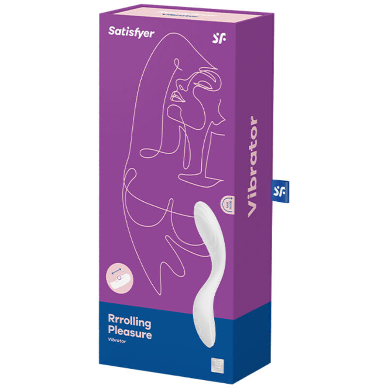Δονητής SATISFYER - RROLLING PLEASURE GSPOT ΛΕΥΚΟΣ