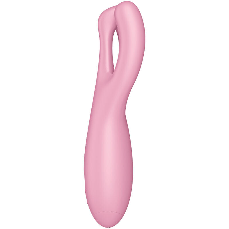 SATISFYER - ΕΦΑΡΜΟΓΗ ΔΟΝΗΤΗ THREESOME 4 ΡΟΖ