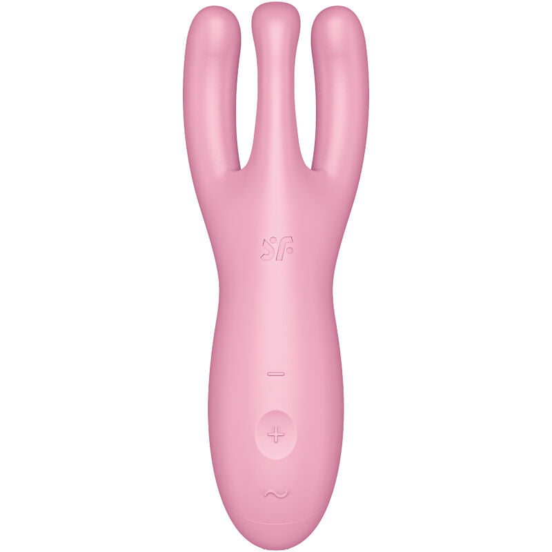 SATISFYER - ΕΦΑΡΜΟΓΗ ΔΟΝΗΤΗ THREESOME 4 ΡΟΖ