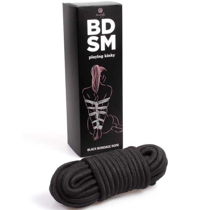 SECRETPLAY - ΣΥΛΛΟΓΗ BDSM ΜΕ ΜΑΥΡΟ ΣΧΟΙΝΙ ΔΕΜΑΤΟΣ