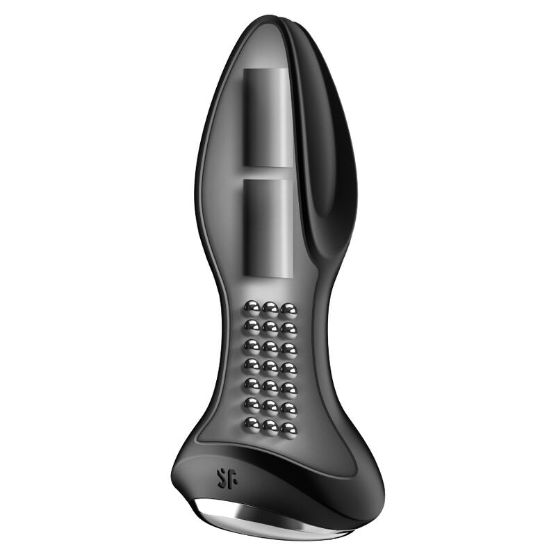SATISFYER - ΠΕΡΙΣΤΡΕΦΟΜΕΝΟ ΒΥΣΜΑ 2+ ΔΟΝΗΤΙΚΟ ΜΑΥΡΟ